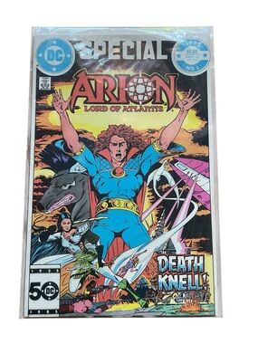 DC Arion Lord of Atlantis Comic - 1985 no.1 in sealed bag